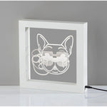 Cool Dog Video LED Light Box Table or Wall Lamp