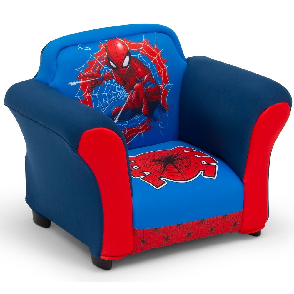 Delta children upholstered chair clearance with ottoman