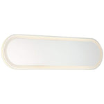 Castilion White 24" x 6 3/4" LED Backlit Wall Mirror