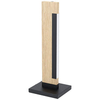 Eglo Camacho 16" High Natural and Black LED Accent Table Lamp