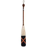 Eangee Orange Cross Oar 60" High Solid Wood Wall Decor