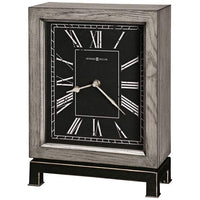 Howard Miller Merrick 12 1/4" High Wood Grain Mantel Clock