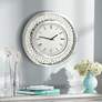 Cielo Mirrored 20" Round Wall Clock