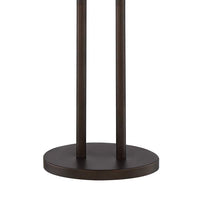 Roscoe Bronze Twin Pole Modern Pull Chain Floor Lamp