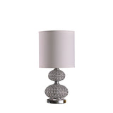 24 In. Mod Crystal Mid Century Table Lamp