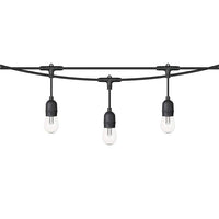 24-Light 48' Black S14-II RGB Outdoor LED String Light Set