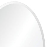 Frances 18" x 28" Oval Beveled Wall Mirror