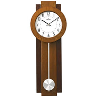 Bulova Advent Walnut Wood Stain 23 1/2"H Pendulum Wall Clock