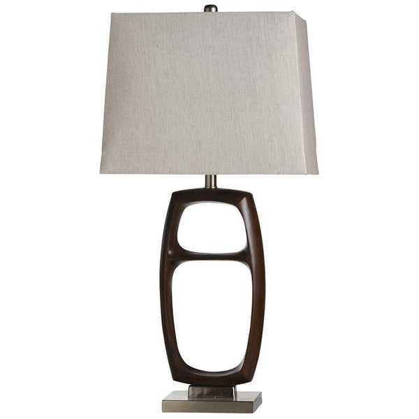 Wood Bridge Silver 33in Transitional Cast & Metal Base Table Lamp