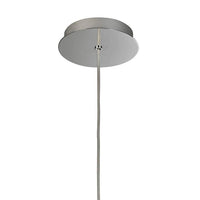 ET2 5 1/2" Wide Clear Cylinder and Frosted Glass Modern Pendant Light