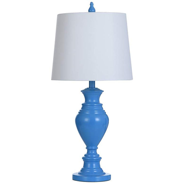 Vega Bright Marlin Blue Ceramic Table Lamp