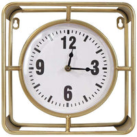 Forward Timing Gold 10" Square Table Clock
