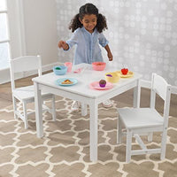 Kids Aspen Table and Chair Set - White