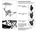 Shade Camp Recliner Chair with Umbrella