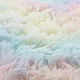 Rainbow Luxury Velvet Shag Soft Area Rug