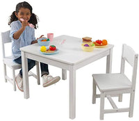 Kids Aspen Table and Chair Set - White