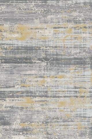 Florence Modern Collection Gold Grey Soft Area Rug