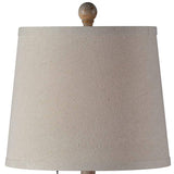 Forty West Henry Distressed Gray Buffet Table Lamps Set of 2