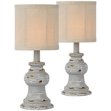 Bonnie Blue 14" High Accent Table Lamps Set of 2