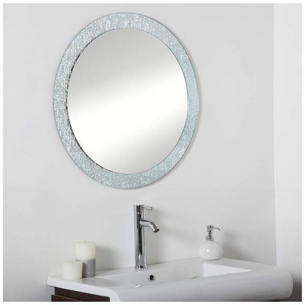 Molten 27 1/2" Round Bathroom Wall Mirror