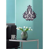 Brocade Red and White Wall Decal
