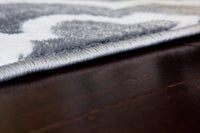 Persian Gray/Grey White Area Rugs