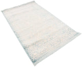 Traditional Distressed Vintage Classic Light Blue Soft Area Rug
