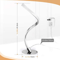 Albrillo Spiral Design LED Table Lamp