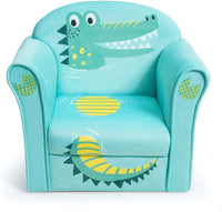 Kids Sofa, Children Armrest Chair with Pattern, Toddler Furniture w/Sturdy Wood