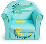 Kids Sofa, Children Armrest Chair with Pattern, Toddler Furniture w/Sturdy Wood