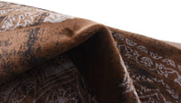 Modern Traditional Vintage Distressed Chocolate Brown Area Rug