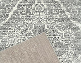 Persian Distressed Silver Gray Area Rugs