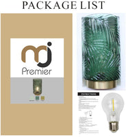 Cordless Floral Battery Operated Table Lamp