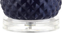 Pineapple 23" Ceramic LED Table Lamp Navy/Gold