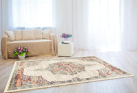 Nuvola Oriental Ivory Multi Soft Area Rug