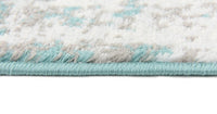 Vintage Distressed Turquoise Blue Area Rugs