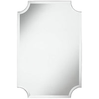 Brix 24" x 36" Frameless Cut Corner Vanity Mirror