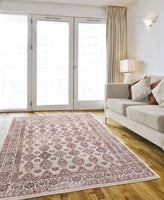 Waterloo Cream Oriental Soft Area Rug