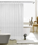 Shower Curtain Liner (72" x 72" Clear) - Waterproof 3-Gauge Lightweight for Bathroom Shower with 12 Pieces Rust-Proof Hooks
