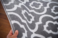 Persian Gray/Grey White Area Rugs