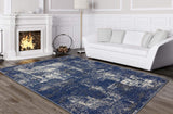 Tower Hill Abstract Blue Area Rug