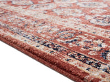 Waterloo Burgundy Oriental Soft Area Rug