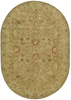 Handmade Traditional Oriental Premium Wool Area Rug,  Brown / Beige