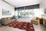 Diana Collection Geometric Soft Area Rug