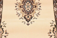 Traditional ivory Soft Area Rug