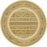 Tribal Pattern ivory Soft Area Rug