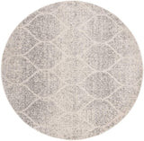 Geometric Trellis Distressed Cream/Yellow  Soft Area Rug