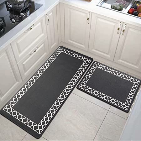 Kitchen Rugs and Mats Washable [2 PCS],Non-Skid Natural Rubber Kitchen Mats  for Floor, Runner Rugs Set for Kitchen Floor,Front of Sink, Hallway,  Laundry Room 17x30+17x47 (Carmine) - Yahoo Shopping