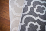 Persian Gray/Grey White Area Rugs