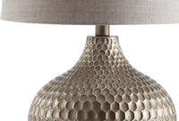 Bates 22" Honeycomb LED Lamp Antique Brown